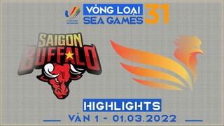 Highlights SGB vs SE [Ván 1][Vòng Loại Seagame31 - Vòng 2][01.03.2022]