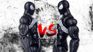 Marvel Legends Symbiote Spider-Man KO vs. Genuine Version [AtoZ]