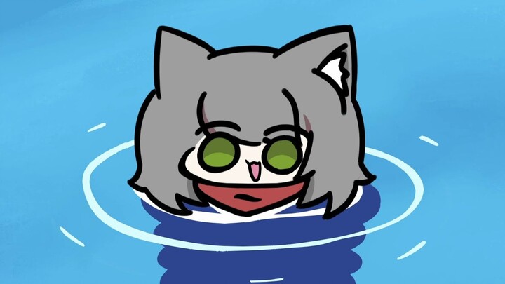 【Quin】Quinn playing in the water