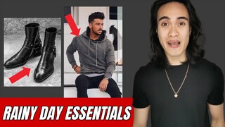 8 CLOTHING ESSENTIALS Sa Tag Ulan | Rainy Day Porma Ng Lalaki