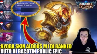 LAGI REVIEW SKIN ALDOUS WORLD CHAMPION MALAH DIBACOTIN PUBLIC! + REEDEM CODE - MOBILE LEGENDS