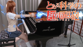"Only My Railgun" Toaru Kagaku no Railgun OP1 👉 ปกเปียโนของ Ru ⚡