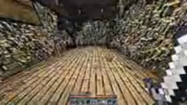 Creepers nổ tung chiếc rương chứa 82.944 ngọn đuốc