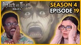 THAT WAS INSANE!🔥 | Attack on Titan Season 4 Part 2 Episode 19 Reaction
