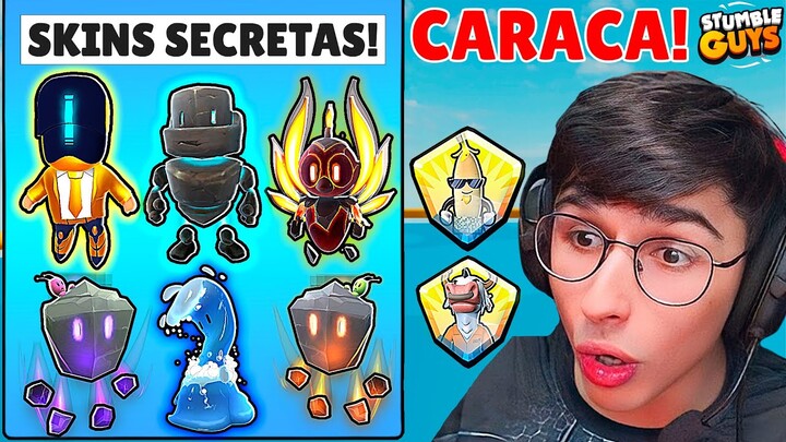 As Novas Skins SECRETAS do Stumble Guys !!! Skins novas Reveladas pelo CHV