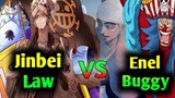 JINBEI/LAW vs ENEL/BUGGY | One Piece War