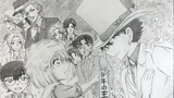Haibara and Kidd hold a handover ceremony for the leading roles in the film