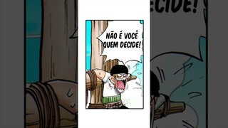 [Estilo Mangá] Luffy convidando Zoro pro Bando - One Piece