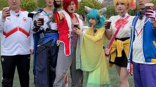 跟朋友一起参加运动会真的好开心