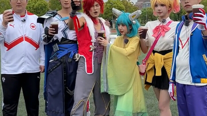 跟朋友一起参加运动会真的好开心