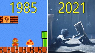 Evolution of Side-Scrolling Platform Games 1985-2021