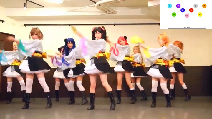 【自用/镜面+全员动作/走位解析】欲于辉夜之城起舞/輝夜の城で踊りたい 超详细的解析教程，你还不会跳辉夜城吗？