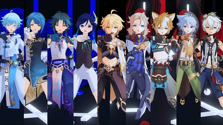 [Genshin Impact MMD] Ikki Tousen of the Boys Group