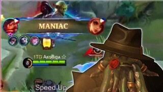 Bane UnderWorld Outlaw Skin Maniac Game Play | BEST BANE BUILD SEASON 24 - MLBB