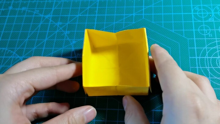 [Handmade Tutorial] Origami storage box, which can be used as a paper box for trash cans