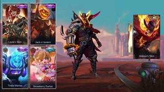 UPCOMING SKINS IN MOBILE LEGENDS | NEW SKIN'S GAMEPLAY MLBB | ROCCO YT