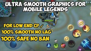 ULTRA SMOOTH GRAPHICS MAP FOR LOW END CELLPHONE | NO PASSWORD | MOBILE LEGENDS