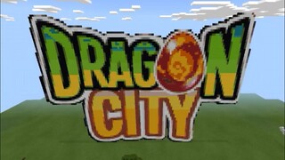 DRAGON CITY in MY MINECRAFT POCKET EDITION WORLD!