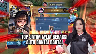 PUSH TOP JATIM LYLIA?! 😱 AUTO BARBAR NO COUNTER | LYLIA GAMEPLAY