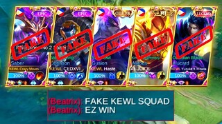 5 MAN FAKE KEWL SQUAD IN MCL!!? REAL OR FAKE 😱