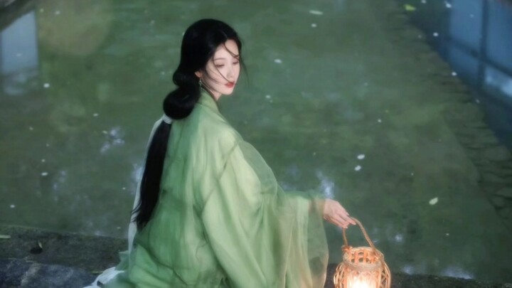 [Kain kasa buatan sendiri] Kecantikan oriental yang anggun dan elegan ｜Alis panjang dan pinggang ram