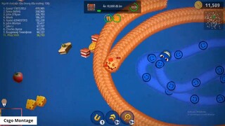 Worms Zone.io Rắn Săn Mồi #095 _ Noel tới rồi chơi rắn săn mồi thôi các bạn _ 19