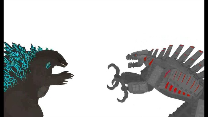 OLD AND NEW VERSIONS OF MY GODZILLA ANIMATION