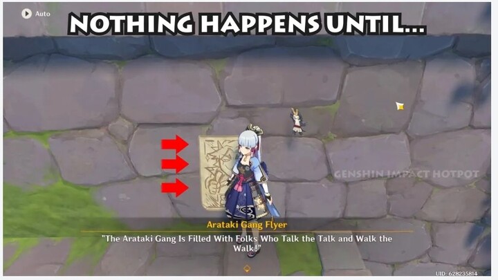 I find a poster on the wall in #Inazuma | #GenshinImpact Hotpot