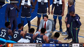 NBA 2K22 Ultra Modded Season | Warriors vs Timberwolves | Full Game Highlights