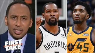 FIRST TAKE| Stephen A. reacts to the latest buzz surrounding Kevin Durant, Donovan Mitchell and more