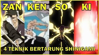 4 เทคนิคการต่อสู้ชินิกามิขั้นพื้นฐาน ZanKenSoKi - Bleach