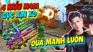 [Free Fire] Đập Heo Đất Săn Full 4 Khẩu M4A1 Địa Ngục Chỉ Số Cực Mạnh | Lưu Trung TV