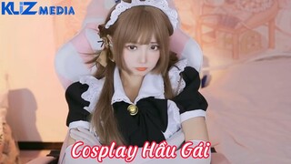 Cosplay cô hầu gái dễ thương