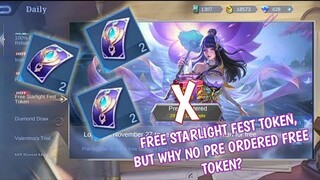 New event claim free Starlight Fest token Annual Starlight Festival in Mobile legends 2021