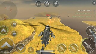Gunship Battle: SEA KING Helicopter high level aircraft (gameplay)..