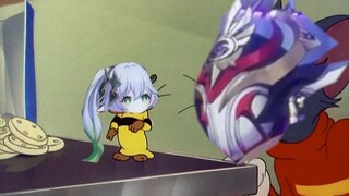 Jelaskan secara singkat plot Genshin Impact menggunakan "Tom and Jerry"