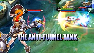 HOW TO COUNTER FUNNELING WITH THIS TANK - MLBB GUIDE