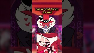 Angel Dust has Valentino's Gold Tooth in Hazbin Hotel