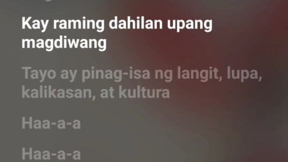Sayaw song lyrics