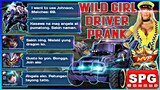 WILD GIRL DRIVER PRANK | RATED SPG | TANK MVP | INSANE DRIVING AND PREDICTION | WILD JOHNSON | MLBB
