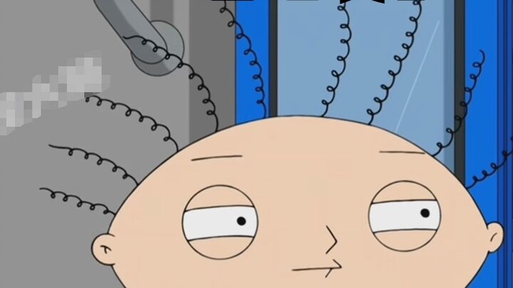 Jiaozi got a fashionable hairstyle and curled the few hairs she had