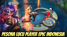 Pesona Lucu player Epic Mobile Legends Indonesia, Mobile Legends lucu WTF Funny Moment 🤣