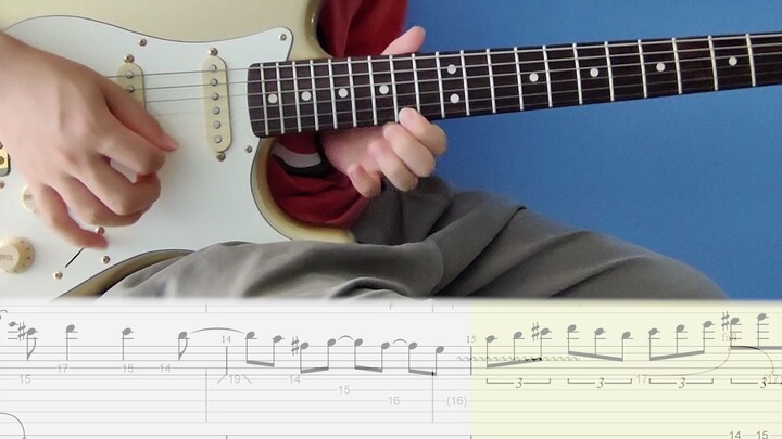 "Want to go to the beach"|Electric Guitar SOLO|Ms. Li's Fishing Lesson|Elementary Difficulty|30-day 