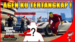 LAWAN BANYAK POLISI DEMI NYELAMETIN AGENT INI ! - MISI GTA 5 ONLINE The Criminal Enterprises PART 3