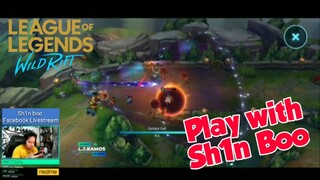 Play with Sh1n Boo | LoL Wild Rift Closed Beta - Ranked Game as Support