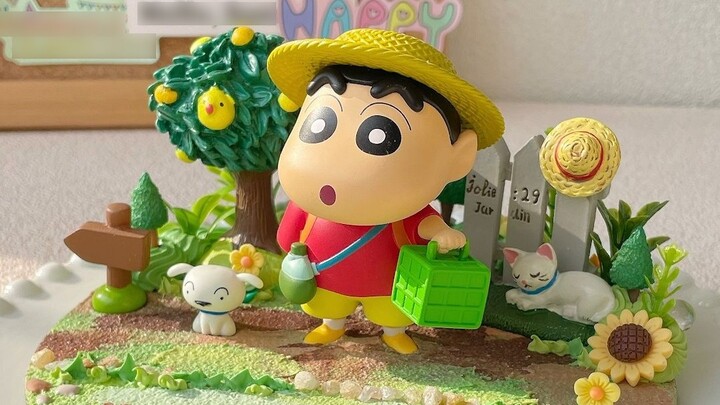 Lần đầu gửi giá đỡ điện thoại keo kem của Crayon Shin-chan