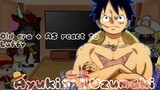 One piece old era + ace and sabo past react to luffy part |Eng/Fr| gacha club