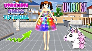 UNICORN DRESS TUTORIAL | Sakura School Simulator | Gweyc Gaming