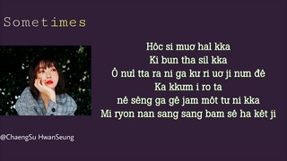 [Phiên âm tiếng Việt] Sometimes - Punch