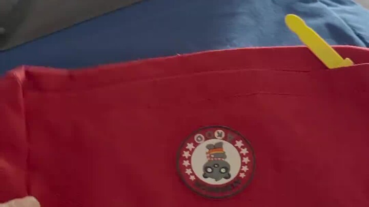 Can you believe this is a sixth-grader’s backpack???